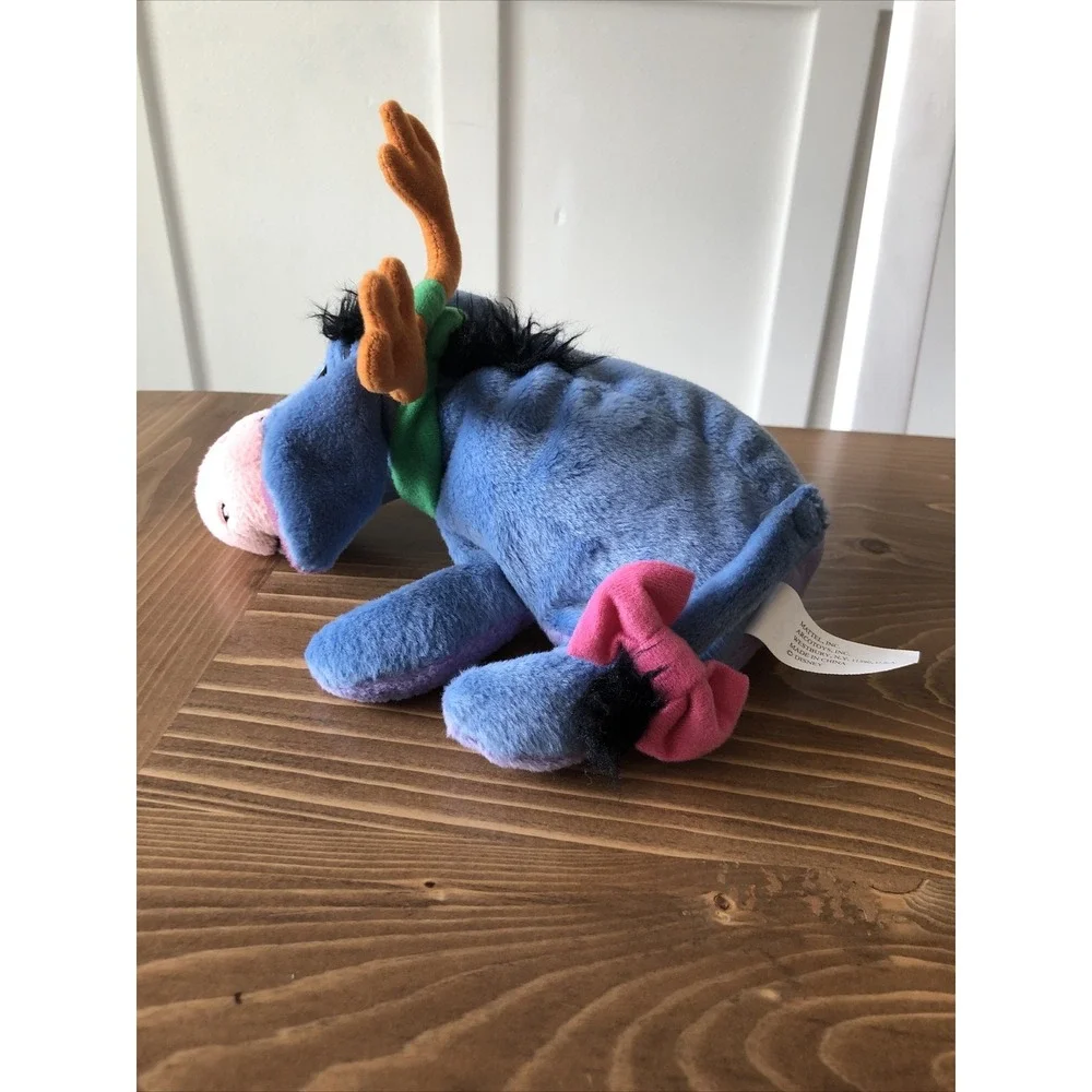 Eeyore Reindeer Bean Bag Plush ~ Disney Store ~ Christmas Toy‎ ~ Winnie Pooh